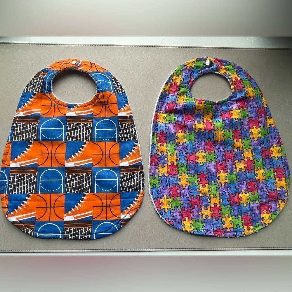 🌟B1G1 free Handmade Big baby bibs